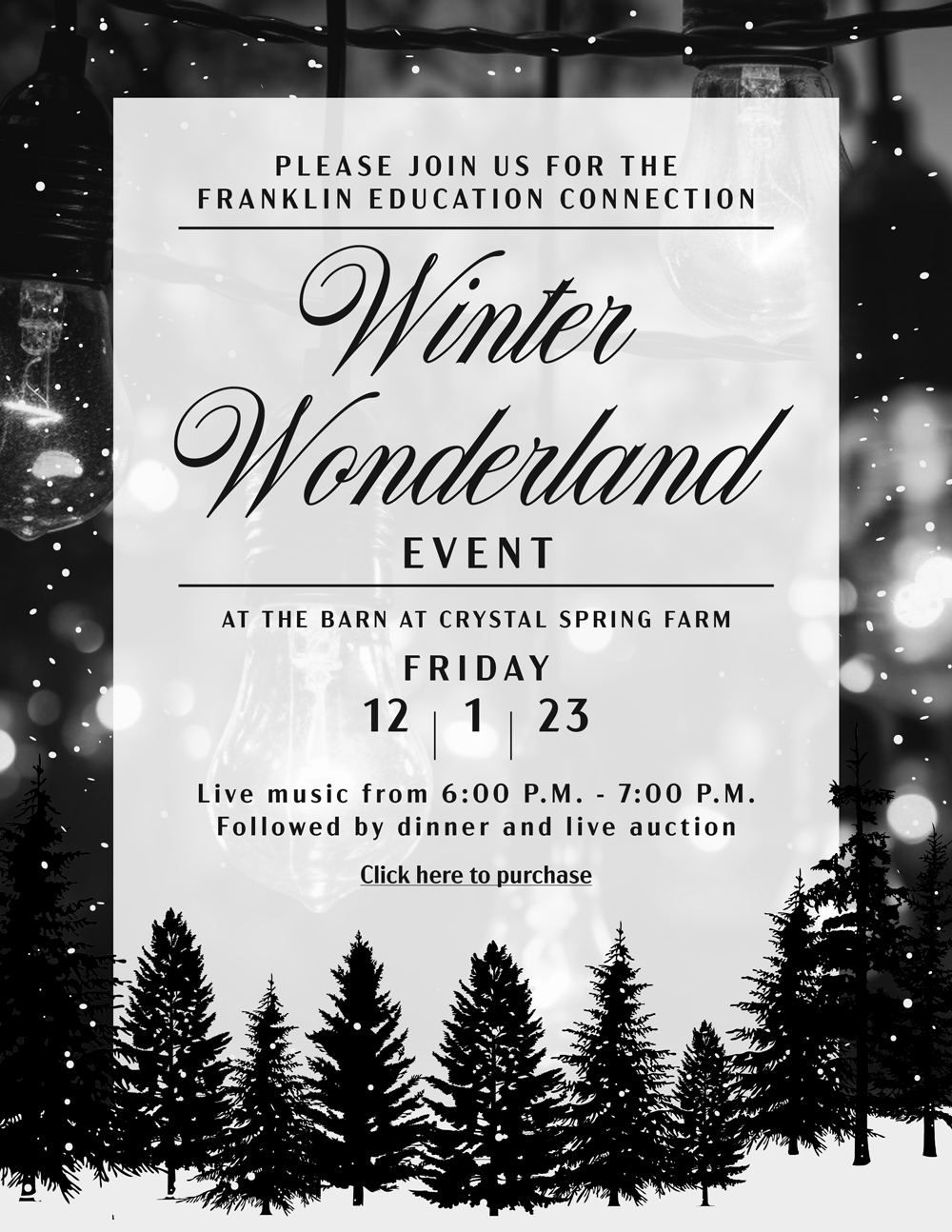 Franklin Education Connection Winter Wonderland Event